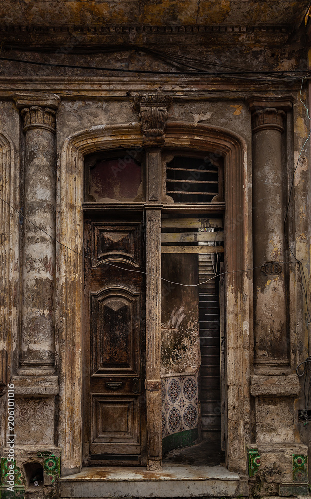 Old door in Havana