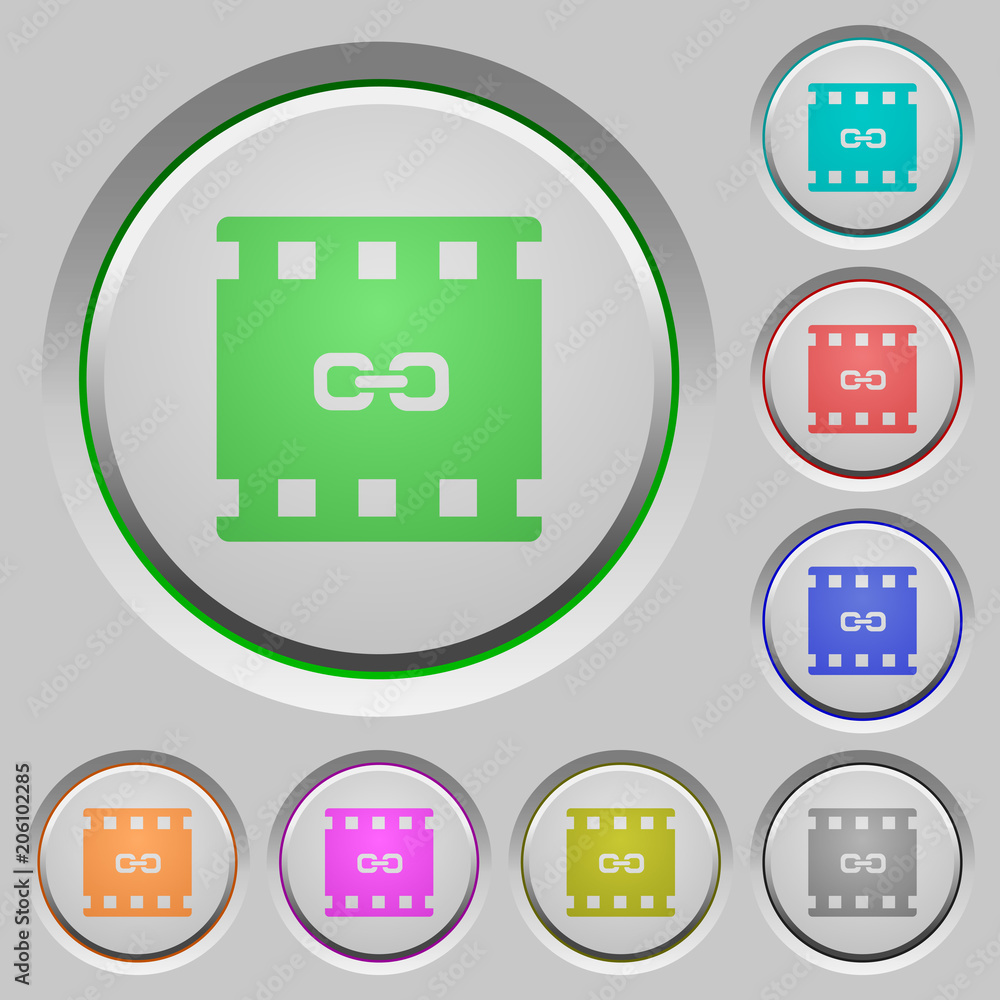Link movie push buttons Link movie push buttons