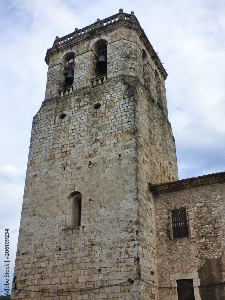 Besalu, pueblo medieval de la Garrotxa, en la provincia de Gerona, Comunidad Autónoma de Cataluña, España