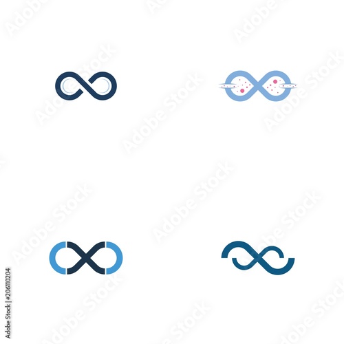 Infinity logo set