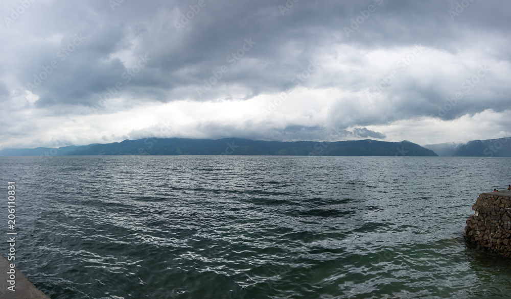 Lake Toba in the Indonesian island of Sumatra Lake Toba in the Indonesian island of Sumatra
