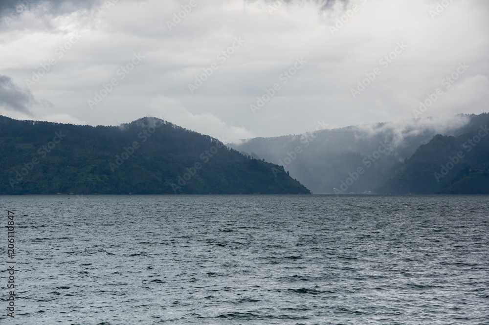 Lake Toba in the Indonesian island of Sumatra Lake Toba in the Indonesian island of Sumatra