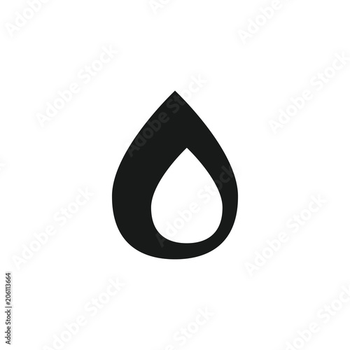 Drop icon in simple style