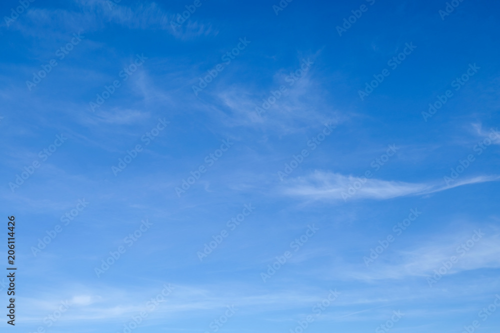 Blue sky with clouds background