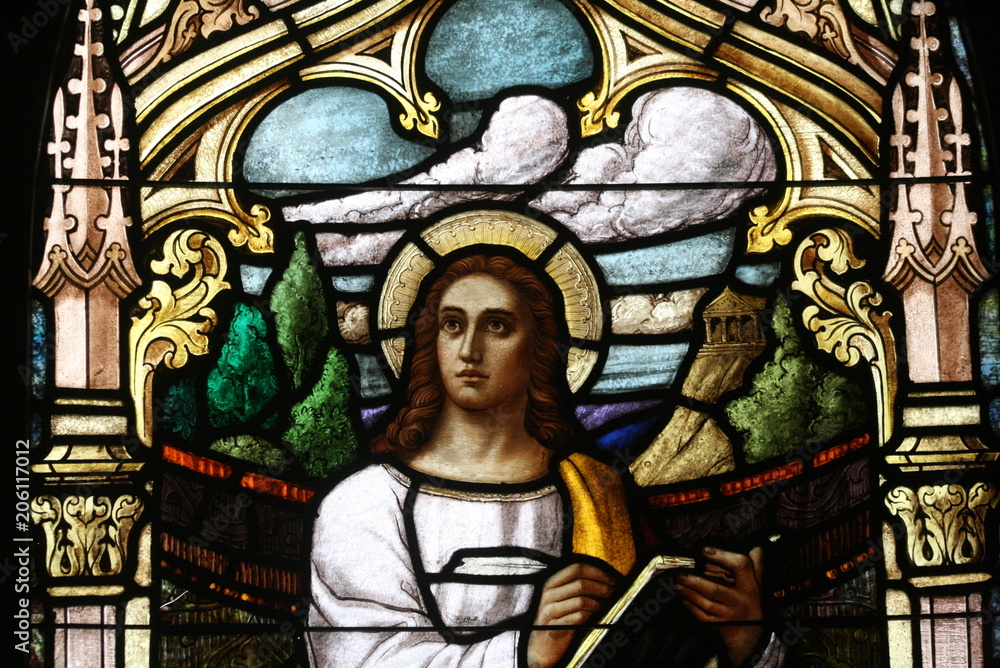 Stained Glass - St. Agatha Catholic Church , Portland, OR