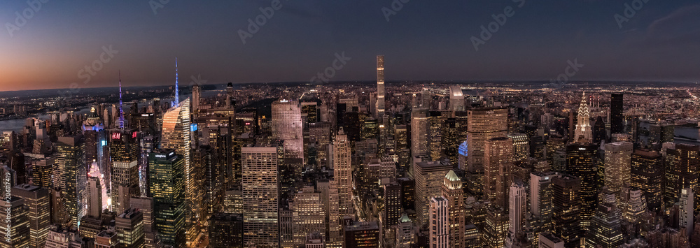 Fototapeta premium Sunset on New York