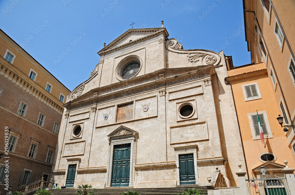 Obraz premium Roma, la chiesa di Sant'Agostino