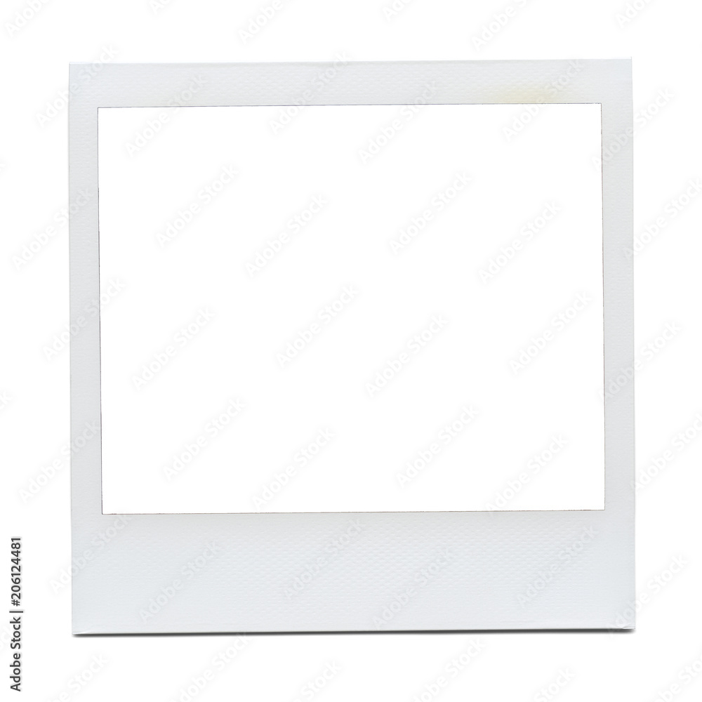 Retro realistic blank instant photo with shadow Retro realistic blank instant photo with shadow