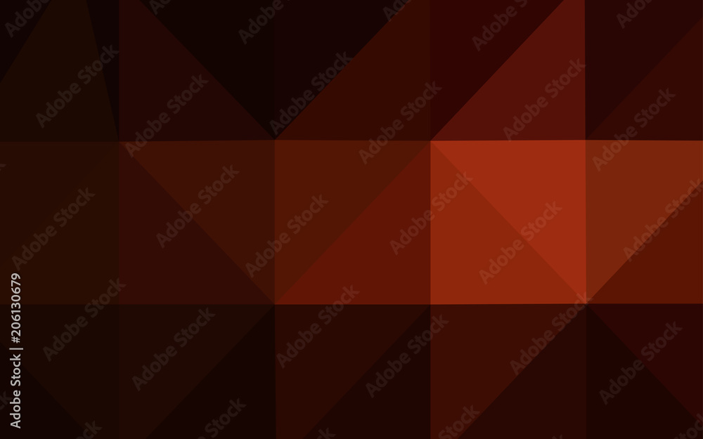 Dark Red vector abstract mosaic pattern. Dark Red vector abstract mosaic pattern.