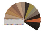 Color palette with various samples