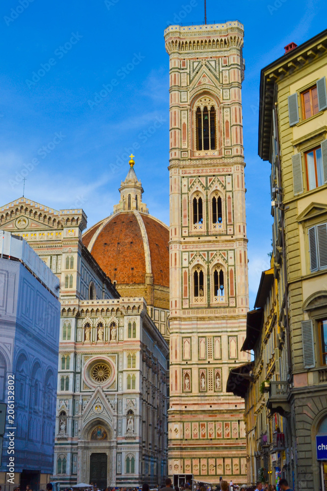 Cattedrale di Santa Maria del Fiore (Florence Cathedral, Cathedral of Saint Mary of the Flower, Il Duomo di Firenze) in Florence, Italy.