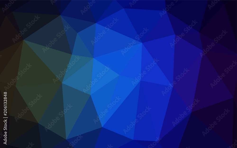 Dark Blue, Green vector blurry triangle pattern. Dark Blue, Green vector blurry triangle pattern.