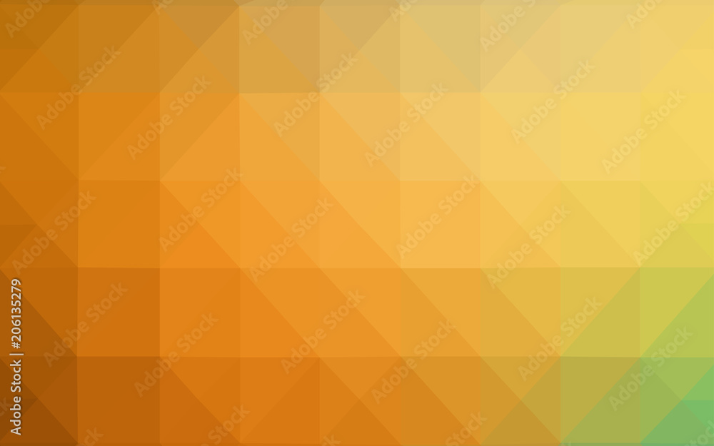 Light Green, Yellow vector abstract mosaic backdrop. Light Green, Yellow vector abstract mosaic backdrop.