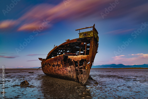 Fotografie, Obraz Janie Seddon ship wreck Abel Tasman New Zealand