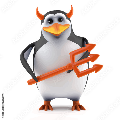 3d Penguin tempts you