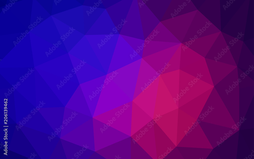 Obraz premium Light Blue, Red vector abstract mosaic pattern.