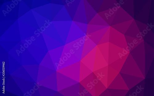 Light Blue, Red vector abstract mosaic pattern.