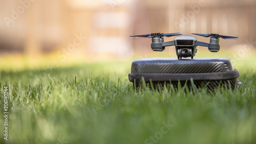 Wallpaper Mural Small Drone in Grass on Case Torontodigital.ca