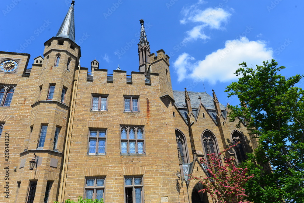 Burghof der Burg Hohenzollern 