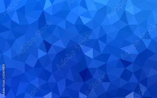 Light BLUE vector gradient triangles texture.