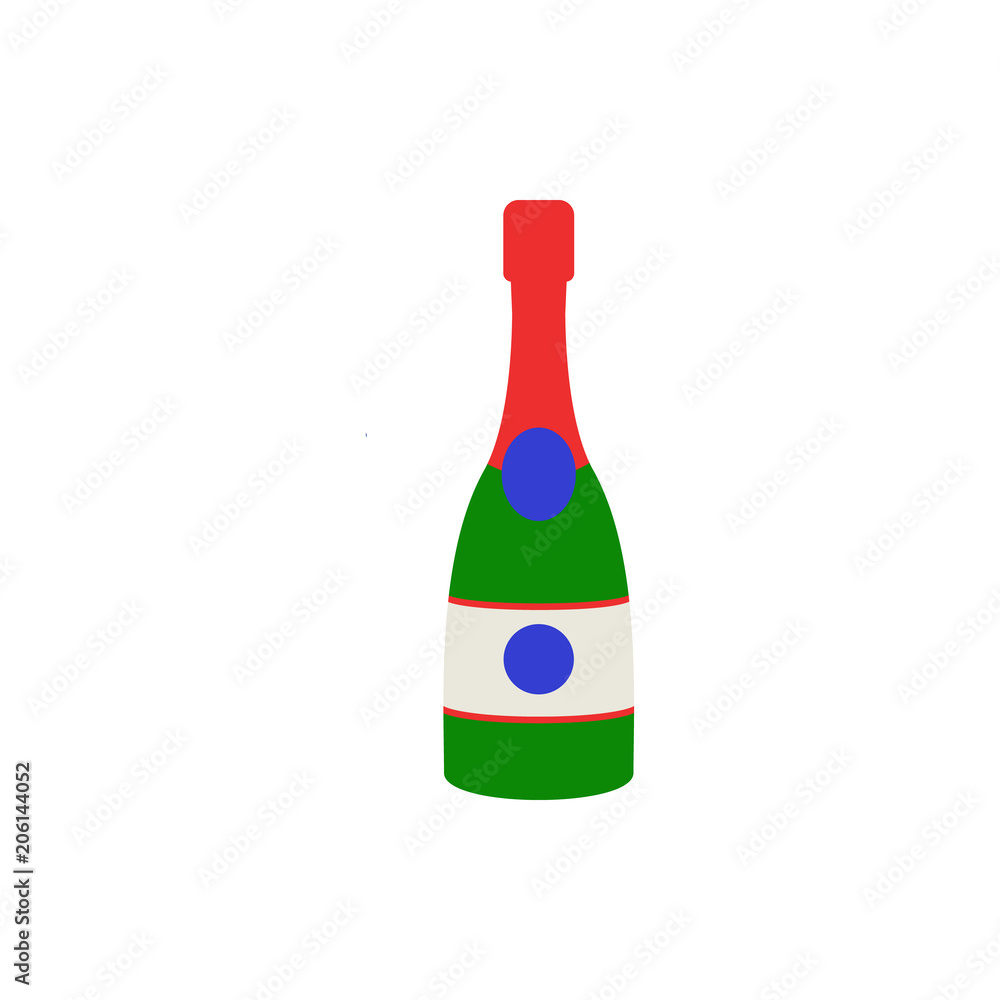 fan champagne illustration. Element of fans accessory for mobile concept and web apps. Colored in Russian national flag fan champagne flat can be used for web and mobile fan champagne illustration. Element of fans accessory for mobile concept and web apps. Colored in Russian national flag fan champagne flat can be used for web and mobile
