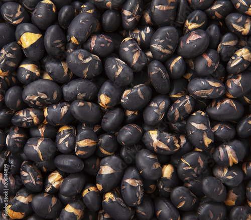 black soy beans background