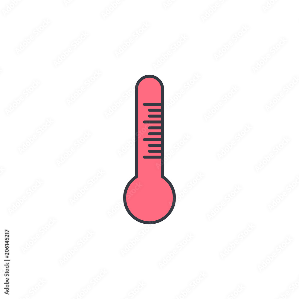 thermometer icon. Element of web icon with one color for mobile concept and web apps. Thin line thermometer icon can be used for web and mobile. Premium icon thermometer icon. Element of web icon with one color for mobile concept and web apps. Thin line thermometer icon can be used for web and mobile. Premium icon