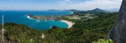 view from mount Tateishi above Itoshima, Fukuoka, Kyushu Japan