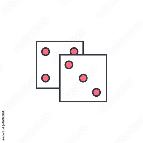 playing darts icon. Element of web icon with one color for mobile concept and web apps. Thin line playing darts icon can be used for web and mobile. Premium icon