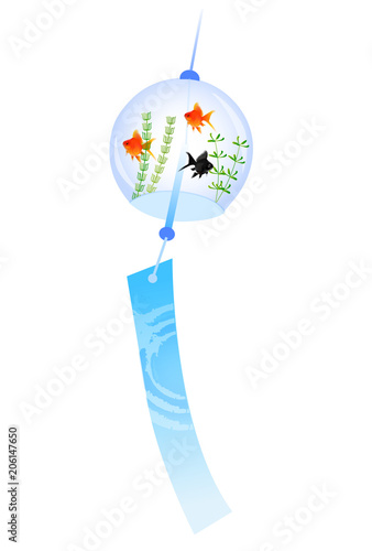 風鈴 金魚 夏 アイコン Stock Vector Adobe Stock 風鈴 金魚 夏 アイコン Stock Vector Adobe Stock