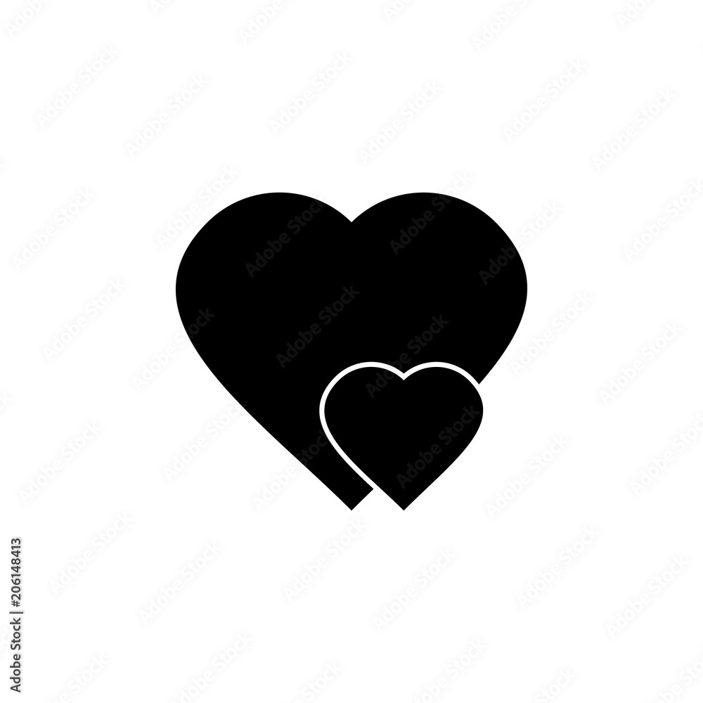 hearts icon. Element of web icon with one color for mobile concept and web apps. Isolated hearts icon can be used for web and mobile hearts icon. Element of web icon with one color for mobile concept and web apps. Isolated hearts icon can be used for web and mobile