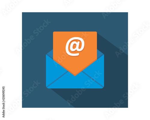 mail letter business company office corporate image vector icon logo