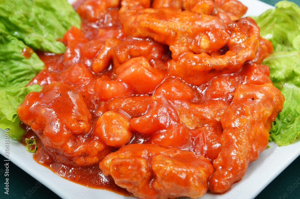Sweet and sour pork - A Popular Chinese food Sweet and sour pork - A Popular Chinese food