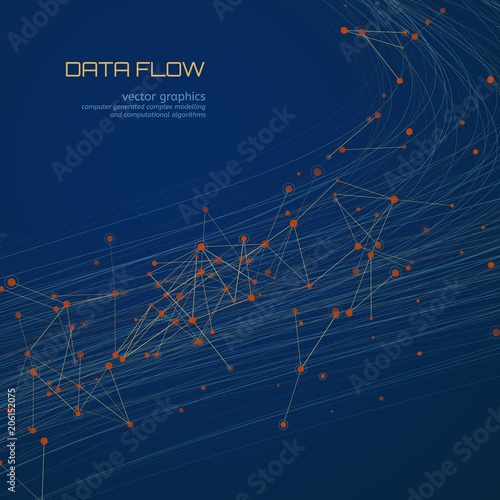 abstract vector design element
