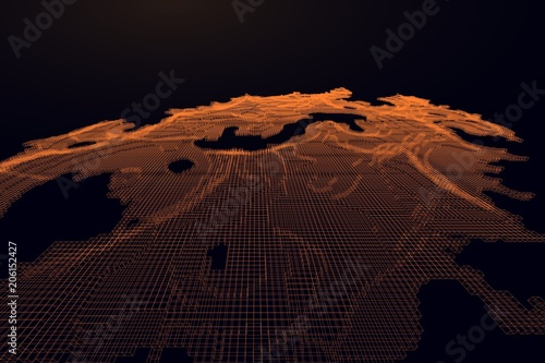 abstract vector object