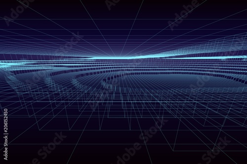abstract vector object