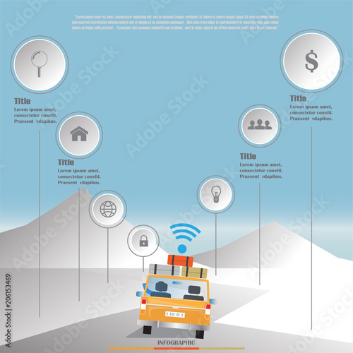 road trip wifi business infographic