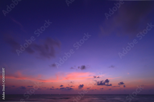 Beautiful sky at  twilight time for background