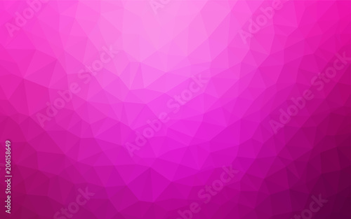 Light Pink vector abstract polygonal pattern.