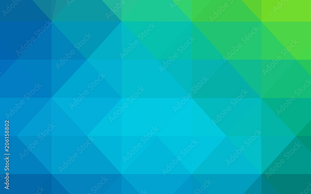 Light Blue, Green vector polygonal pattern. Light Blue, Green vector polygonal pattern.