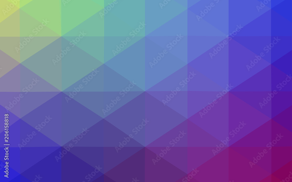 Obraz premium Light Multicolor vector abstract polygonal pattern.