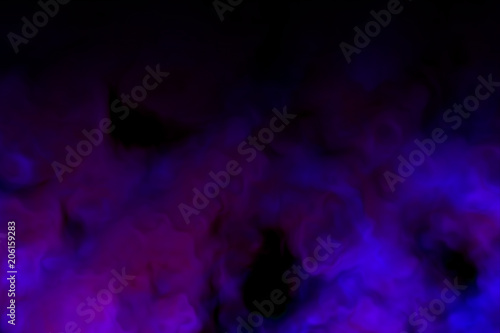 colorful smoke myth dark deep blue fantasy smoking for background