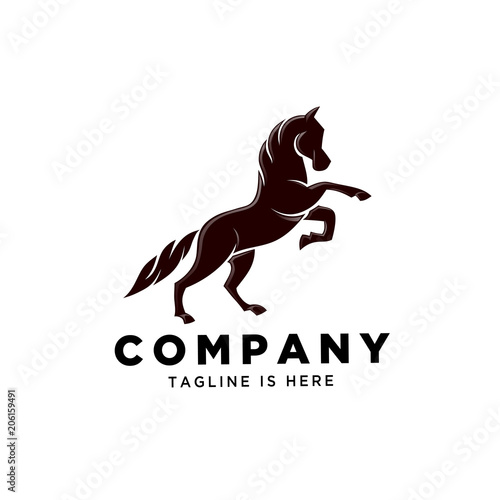 Stand horse rampage logo