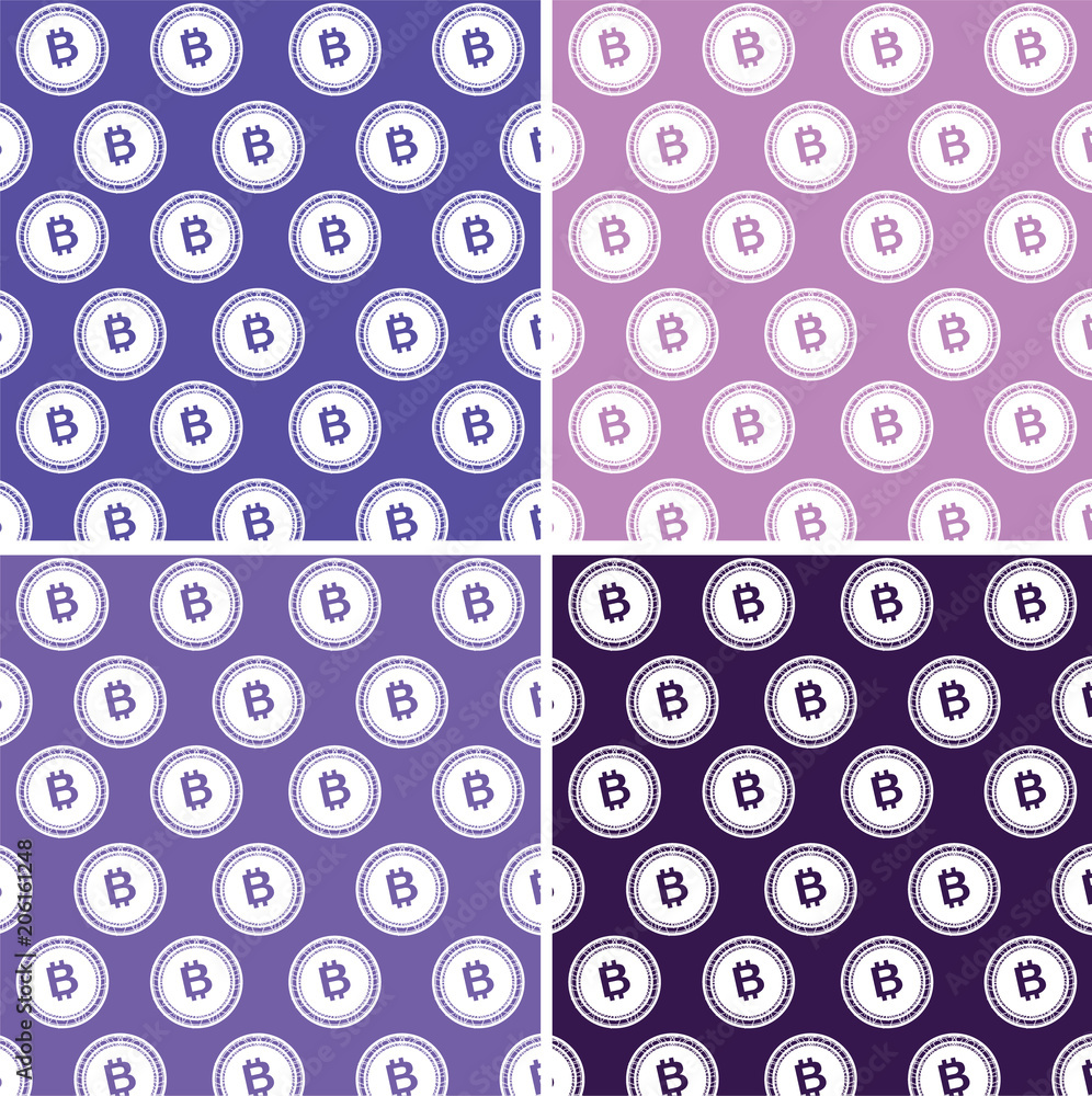 Bitcoin patter vector Bitcoin patter vector