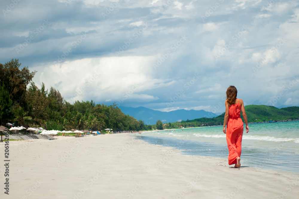 Walk along the sea