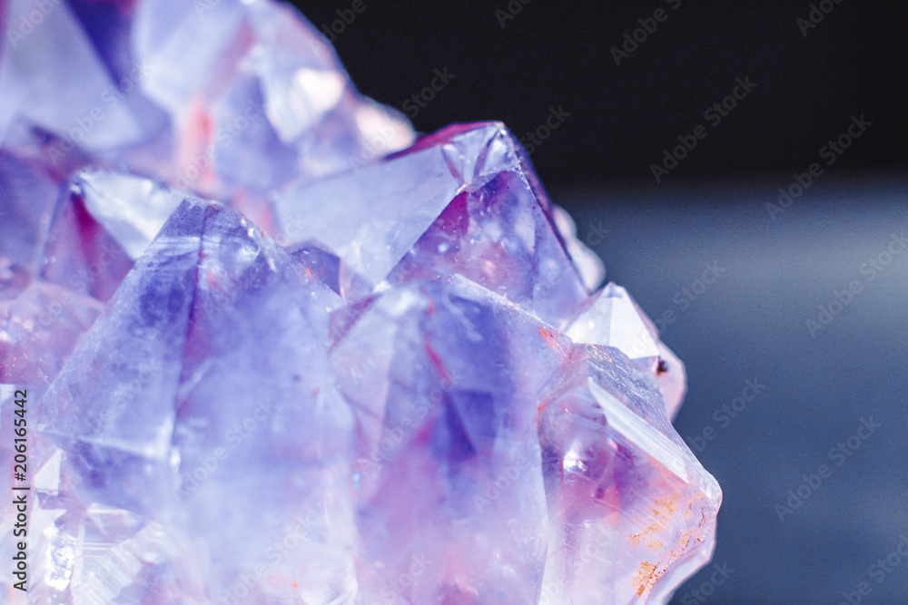 Fototapeta premium Crystal stone macro mineral surface