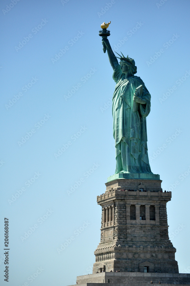 Great Statue of Liberty on her Base