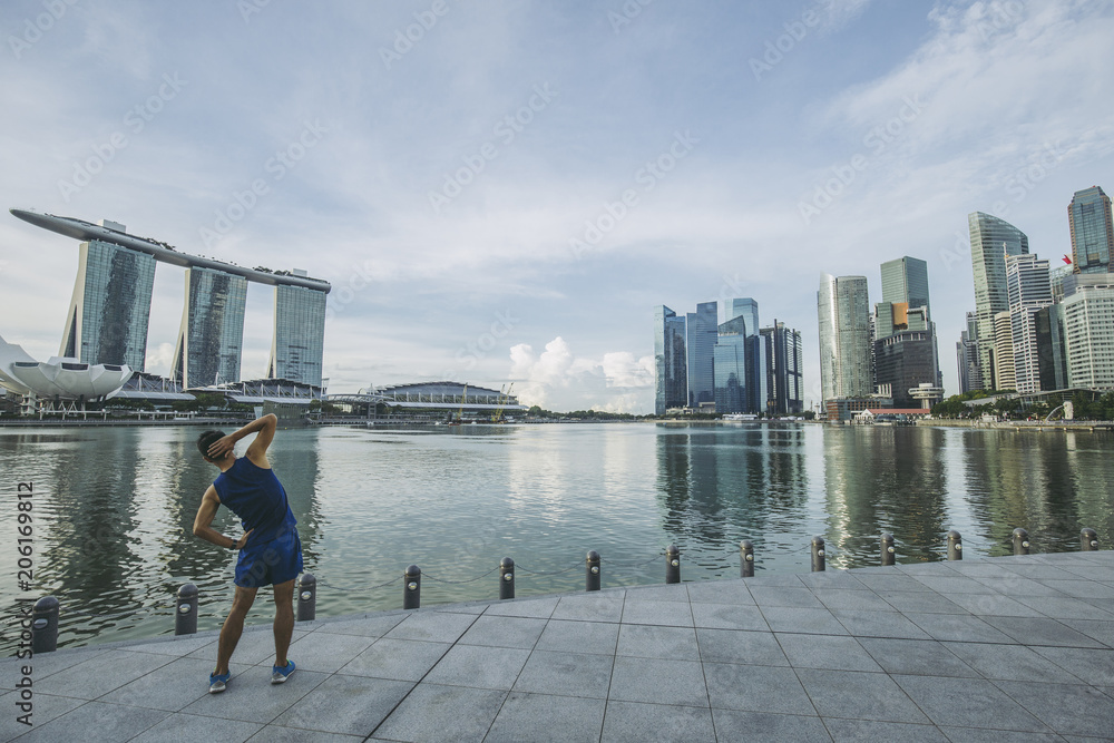 シンガポール マリーナベイの風景
