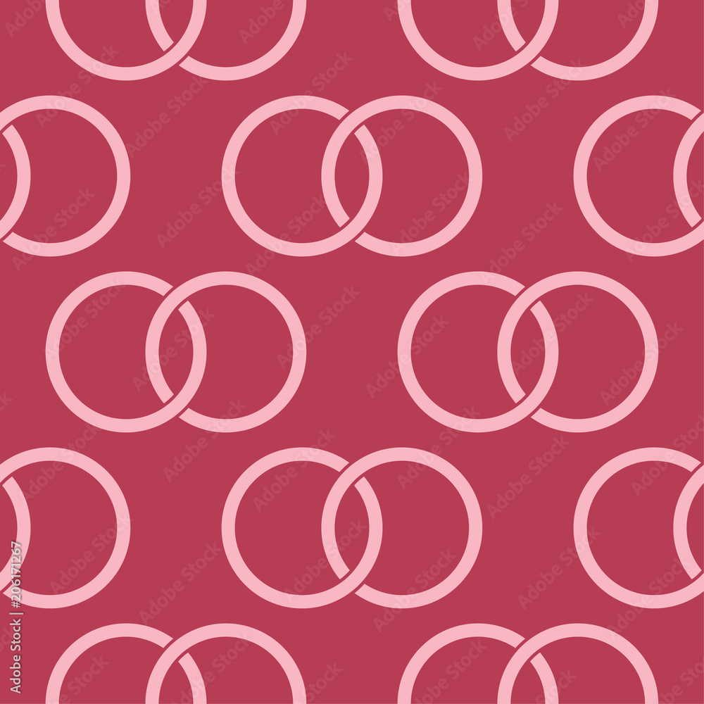 Red geometric ornament. Seamless pattern Red geometric ornament. Seamless pattern