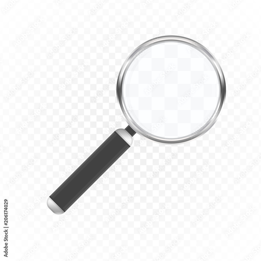 Magnifying glass icon.